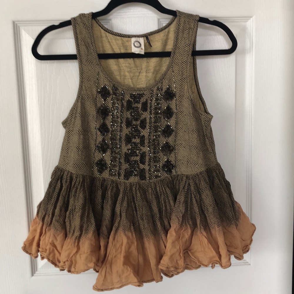 Anthropologie sleeveless top size XS